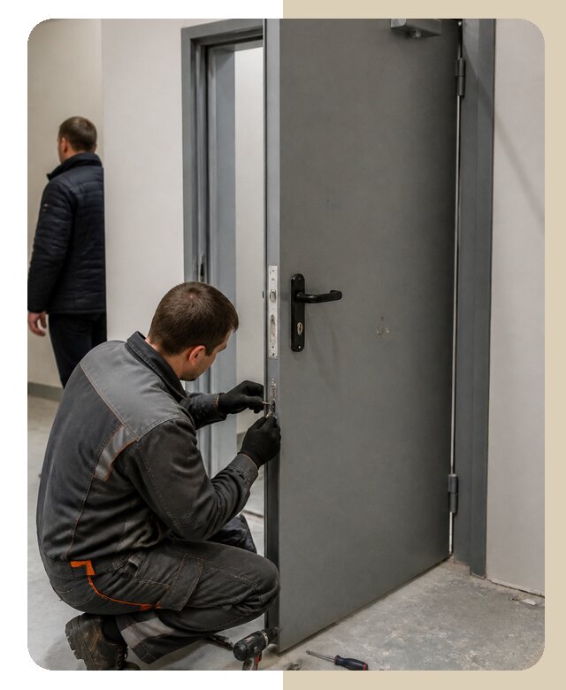 Ремонт противопожарной двери в Назарове по цене 6681 р. | ДвериЛегко-Нрв