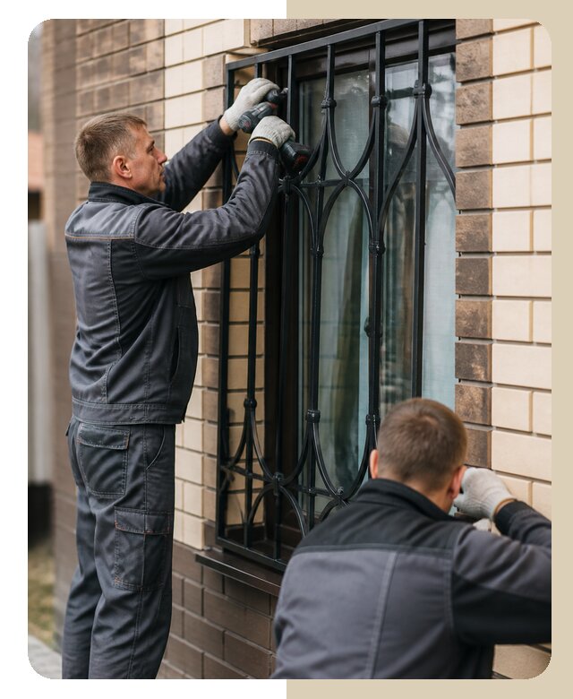Установка решеток в дом в Назарове по цене от 3597 р. | ДвериЛегко-Нрв